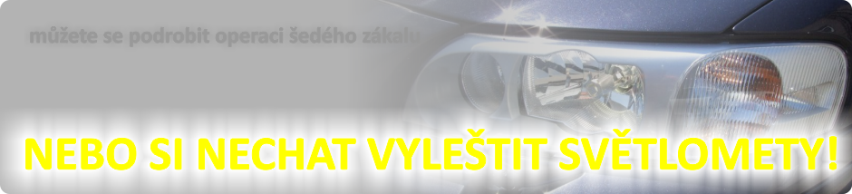Leštění světlometů